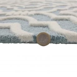 Flair Rugs Tapis en laine Nador - Laine - Turquoise - 120 x 170 cm -Tapis Soldes Boutique 1000318953 220127 165833050 DETAILS P000000001000318953