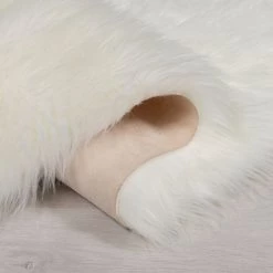 Flair Rugs Tapis épais Sheepskin II - Acrylique - Blanc - 160 x 230 cm -Tapis Soldes Boutique 1000318961 220127 1656030030 DETAILS P000000001000318961
