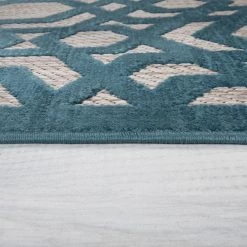 Flair Rugs Tapis Oro II - Polypropylène - Bleu - 120 x 170 cm -Tapis Soldes Boutique 1000318994 220127 1656040032 DETAILS P000000001000318994