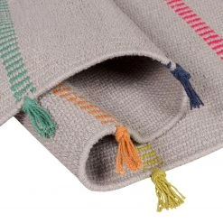 Flair Rugs Tapis de couloir Nahla - Coton - Gris / Multicolore 10 Flair Rugs Tapis de couloir Nahla - Coton - Gris / Multicolore -Tapis Soldes Boutique 1000319042 220127 165826051 DETAILS P000000001000319042