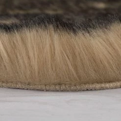 Flair Rugs Fourrure synthétique Copenhagen - Acrylique - Marron - 120 x 180 cm -Tapis Soldes Boutique 1000319068 220420 035 DETAILS P000000001000319068