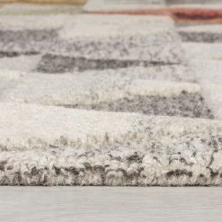 Flair Rugs Tapis de couloir Amari - Laine - Naturel / Multicolore -Tapis Soldes Boutique 1000319076 220127 165715040 DETAILS P000000001000319076