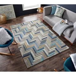 Flair Rugs Tapis en laine Russo - Laine - Naturel / Multicolore - 120 x 170 cm -Tapis Soldes Boutique 1000319087 220127 1656170020 MOOD DETAILS P000000001000319087 mood