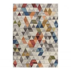 Flair Rugs Tapis en laine Amari - Laine - Naturel / Multicolore - 160 x 230 cm