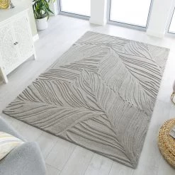 Flair Rugs Tapis en laine Lino Leaf - Laine - Gris clair - 160 x 230 cm 9 Flair Rugs Tapis en laine Lino Leaf - Laine - Gris clair - 160 x 230 cm -Tapis Soldes Boutique 1000319094 220127 165818020 MOOD DETAILS P000000001000319094 mood