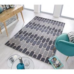 Flair Rugs Tapis en laine Fossil - Laine - Gris - 120 x 170 cm -Tapis Soldes Boutique 1000319117 220127 1656000020 MOOD DETAILS P000000001000319117 mood