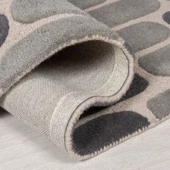Flair Rugs Tapis en laine Fossil - Laine - Gris - 120 x 170 cm -Tapis Soldes Boutique 1000319117 220127 1656000031 DETAILS P000000001000319117