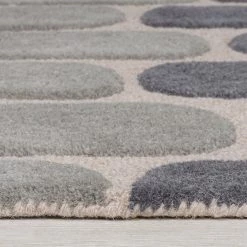 Flair Rugs Tapis en laine Fossil - Laine - Gris - 120 x 170 cm -Tapis Soldes Boutique 1000319117 220127 1656000040 DETAILS P000000001000319117