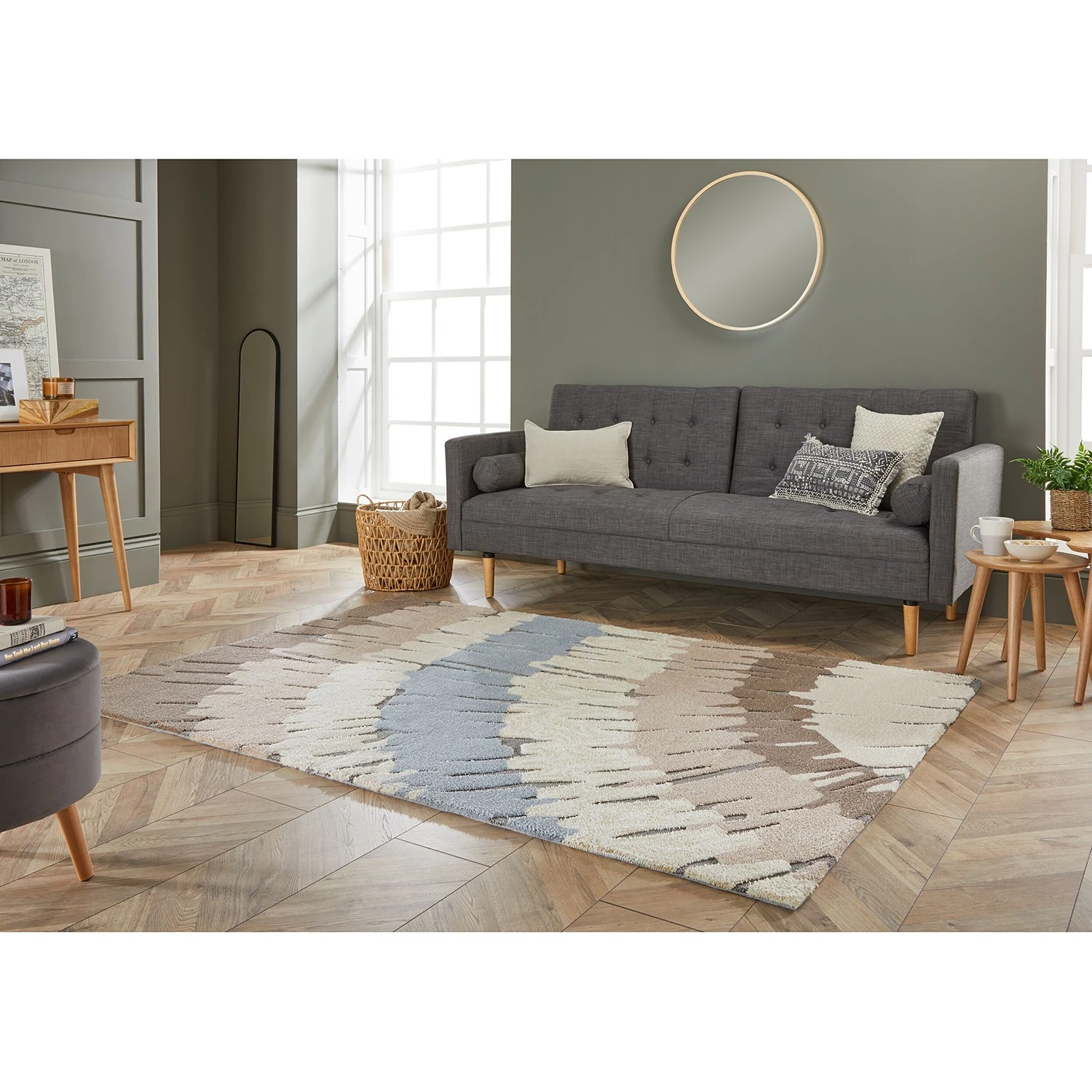 Flair Rugs Tapis Woodgrain - Polyester - Beige - 160 x 230 cm 4 Flair Rugs Tapis Woodgrain - Polyester - Beige - 160 x 230 cm – Image 2