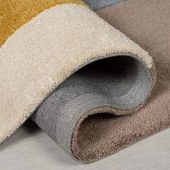 Flair Rugs Tapis Escala - Polyester - Ocre - 120 x 170 cm -Tapis Soldes Boutique 1000319157 220127 16554900031 DETAILS P000000001000319157