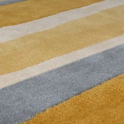 Flair Rugs Tapis Escala - Polyester - Ocre - 120 x 170 cm -Tapis Soldes Boutique 1000319157 220127 16554900040 DETAILS P000000001000319157