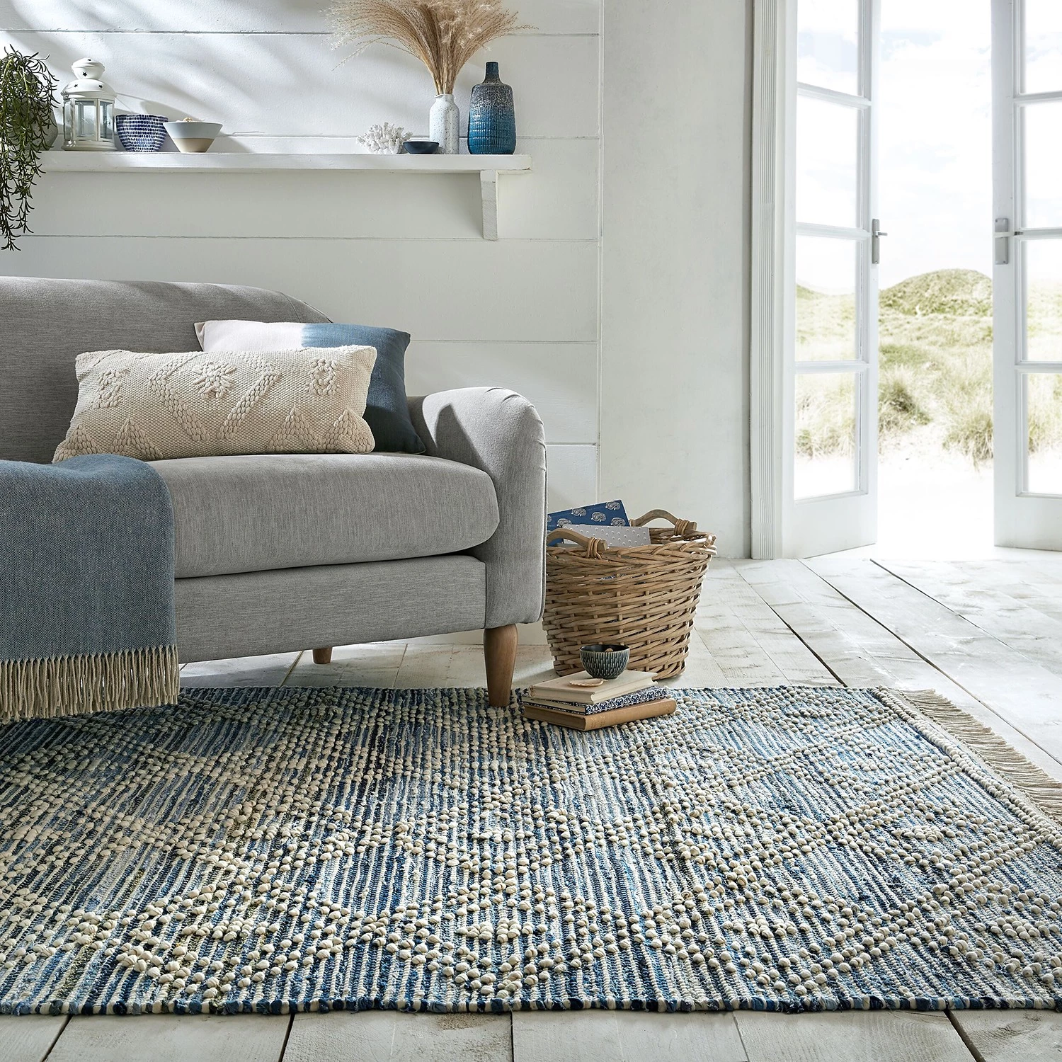 Flair Rugs Tapis Lissie Denim - Coton - 200 x 290 cm 5 Flair Rugs Tapis Lissie Denim - Coton - 200 x 290 cm – Image 3