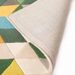 Flair Rugs Tapis Prism - Laine - Vert / Multicolore -Tapis Soldes Boutique 1000319224 220127 1656360030 DETAILS P000000001000319224