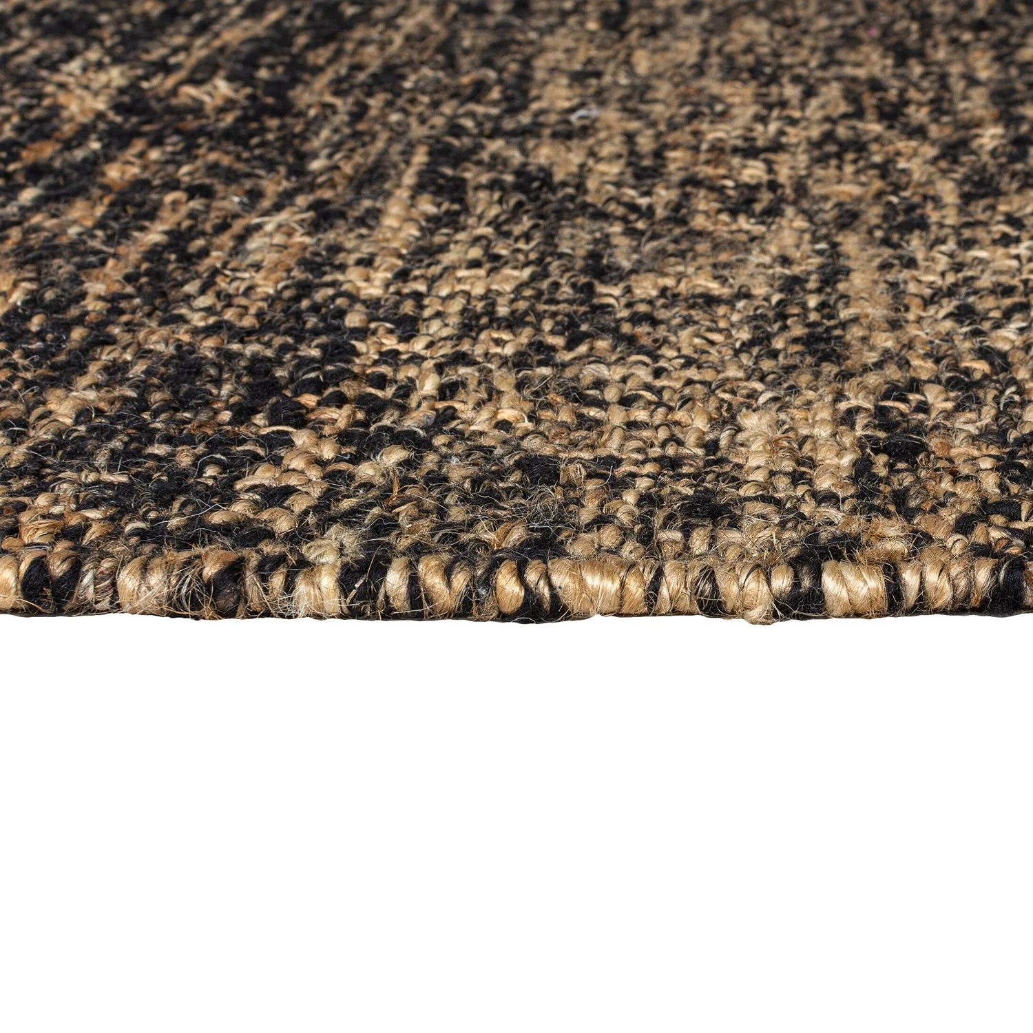 Flair Rugs Tapis Idris - Jute - Naturel / Noir - 120 x 170 cm 5 Flair Rugs Tapis Idris - Jute - Naturel / Noir - 120 x 170 cm – Image 3