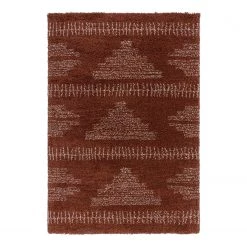 Flair Rugs Tapis Zane - Polypropylène - Terre cuite - 120 x 170 cm