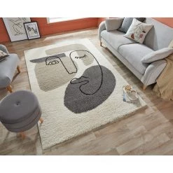 Flair Rugs Tapis Beauty - Polypropylène - Beige - 120 x 170 cm -Tapis Soldes Boutique 1000319262 220127 165725020 MOOD DETAILS P000000001000319262 mood