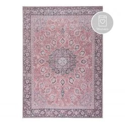 Flair Rugs Tapis Somerton - Polyester - Rose vif - 160 x 230 cm