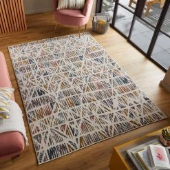 Flair Rugs Tapis Score - Polypropylène - Multicolore - 120 x 170 cm -Tapis Soldes Boutique 1000319318 220127 1656420020 MOOD DETAILS P000000001000319318 mood