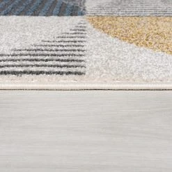 Flair Rugs Tapis Retro Geo - Polypropylène - Bleu / Ocre - 120 x 170 cm 10 Flair Rugs Tapis Retro Geo - Polypropylène - Bleu / Ocre - 120 x 170 cm -Tapis Soldes Boutique 1000319338 220127 1656430032 DETAILS P000000001000319338