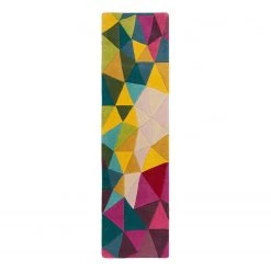 Flair Rugs Tapis de couloir Falmouth - Laine - Multicolore