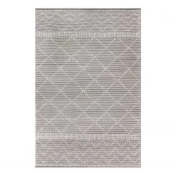 Flair Rugs Tapis Carla - Polyéthylène - Gris - 160 x 230 cm