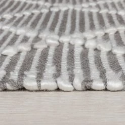 Flair Rugs Tapis Carla - Polyéthylène - Gris - 160 x 230 cm -Tapis Soldes Boutique 1000319357 220127 165736040 DETAILS P000000001000319357