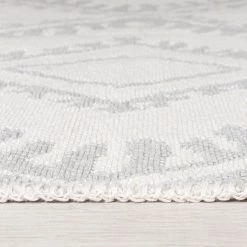 Flair Rugs Tapis Alix - Coton - Gris - 160 x 230 cm -Tapis Soldes Boutique 1000319369 220127 165736040 DETAILS P000000001000319369