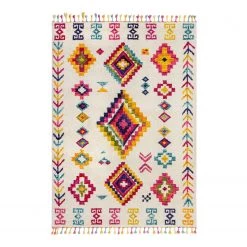 Flair Rugs Tapis Aztec - Polypropylène - Multicolore - 80 x 150 cm