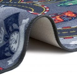 Hanse Home Tapis enfant Race Track II - Polyamide - Multicolore - Diamètre : 200 cm -Tapis Soldes Boutique 1000319466 220120 143238000038 DETAILS P000000001000319466