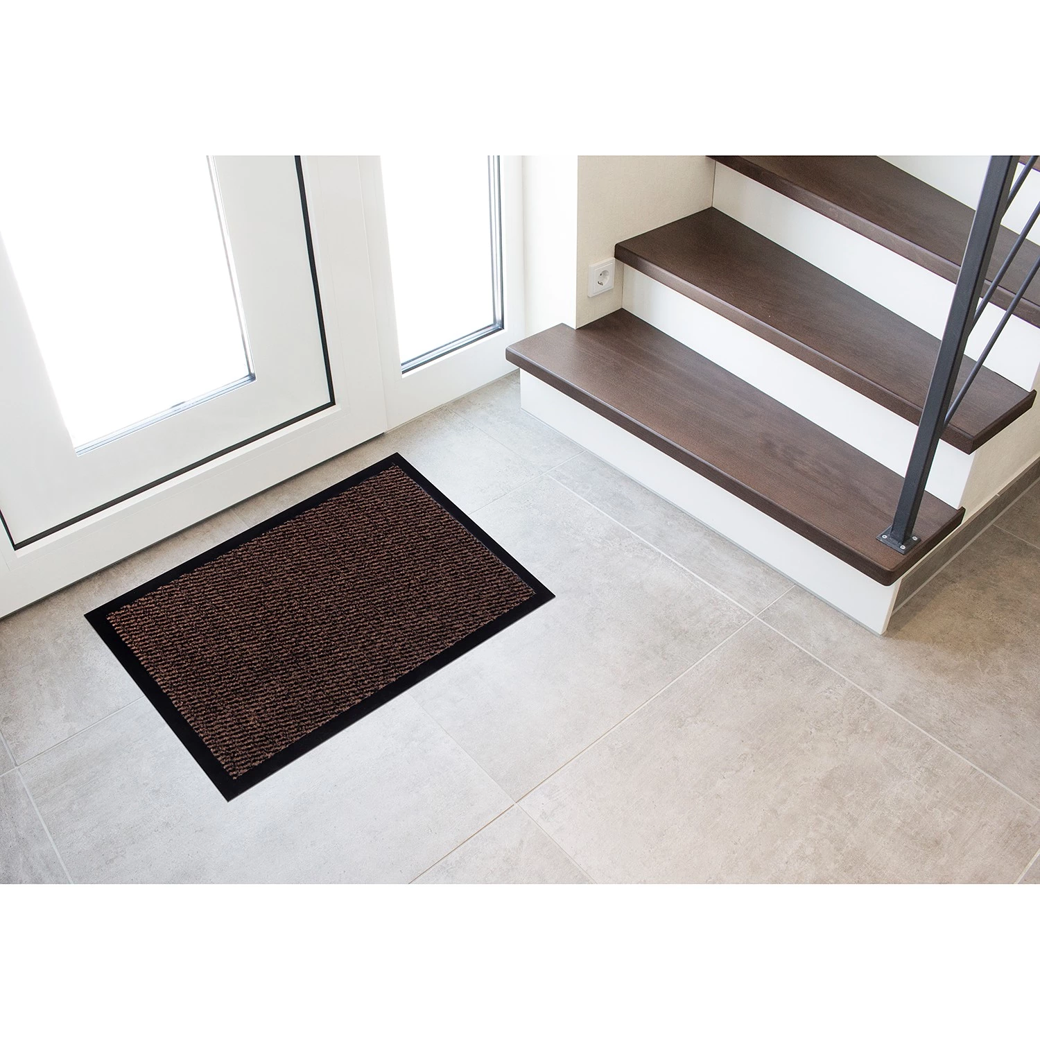 Andiamo Paillasson Devin - Polypropylène - Marron 4 Andiamo Paillasson Devin - Polypropylène - Marron – Image 2