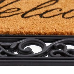 Andiamo Paillasson Salome Welcome - Fibres de coco / Caoutchouc - Naturel -Tapis Soldes Boutique 1000319516 220203 1521260050 DETAILS P000000001000319516