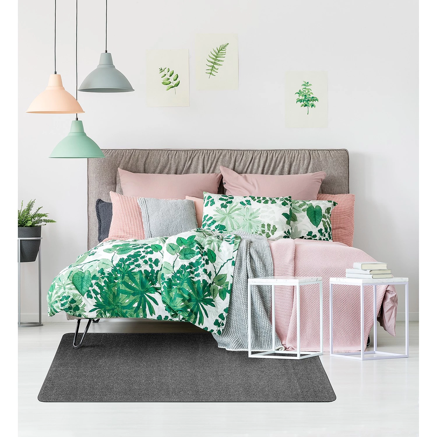 Andiamo Tapis Parla - Polypropylène - Gris minéral - 80 x 150 cm 4 Andiamo Tapis Parla - Polypropylène - Gris minéral - 80 x 150 cm – Image 2