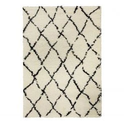 Top Square Tapis épais Donelly - Polypropylène - Beige - 80 x 150 cm