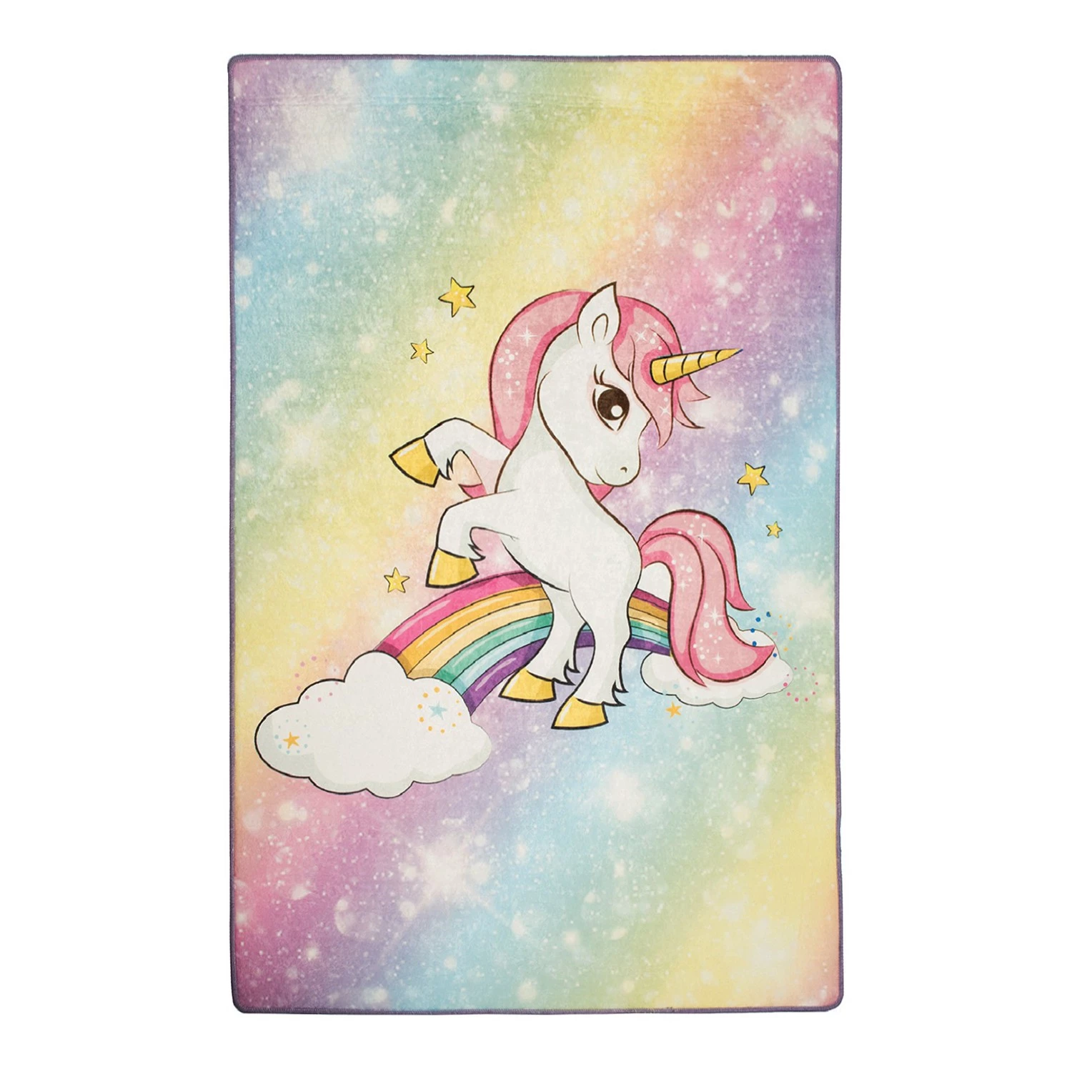 Top Square Tapis enfant Unicorn - Velours - Multicolore - 140 x 190 cm 3 Top Square Tapis enfant Unicorn - Velours - Multicolore - 140 x 190 cm