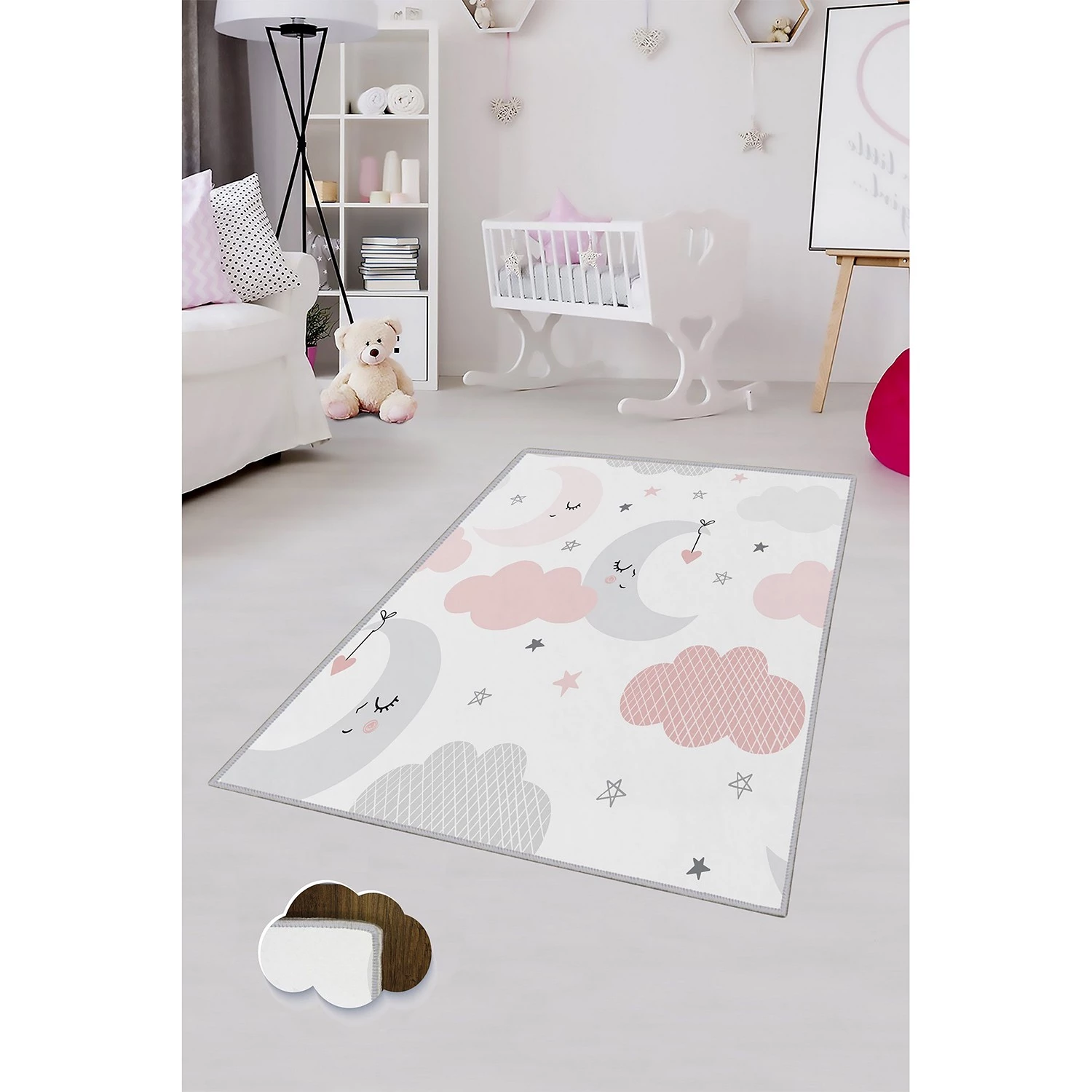 Top Square Tapis enfant Frederik - Polyester - Multicolore 4 Top Square Tapis enfant Frederik - Polyester - Multicolore – Image 2