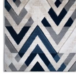 Top Square Tapis Lovund I - Polypropylène - Bleu - 120 x 200 cm -Tapis Soldes Boutique 1000329840 220307 030 DETAILS P000000001000329840