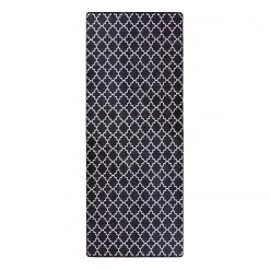 Top Square Tapis de couloir Kupa - Velours / Polyester - Noir / Blanc