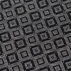 Top Square Tapis de couloir Kupa - Velours / Polyester - Noir / Blanc -Tapis Soldes Boutique 1000329868 220318 031 DETAILS P000000001000329868