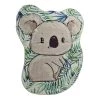 Top Square Tapis enfant Koala Shape - Velours - Gris / Vert - 140 x 190 cm