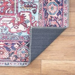 Top Square Tapis Korba - Polyester - Rouge - 210 x 310 cm -Tapis Soldes Boutique 1000329885 220307 050 DETAILS P000000001000329885