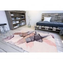 Top Square Tapis Funk I - Polyester - Multicolore -Tapis Soldes Boutique 1000329893 220307 020 MOOD DETAILS P000000001000329893 mood