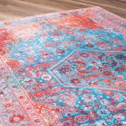 Top Square Tapis Fusion IV - Polyester - Rouge -Tapis Soldes Boutique 1000329900 220307 050 DETAILS P000000001000329900