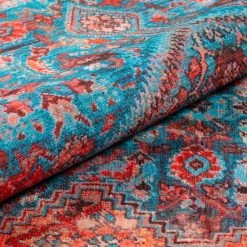 Top Square Tapis Fusion IV - Polyester - Rouge -Tapis Soldes Boutique 1000329900 220307 060 DETAILS P000000001000329900