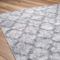 Top Square Tapis Dorian III - Polyester - Gris -Tapis Soldes Boutique 1000329904 220307 050 DETAILS P000000001000329904