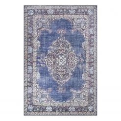 Top Square Tapis Korgen - Polyester - Bleu