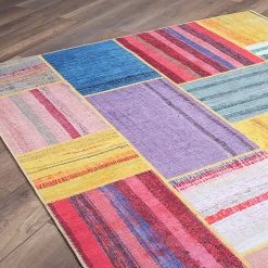 Top Square Tapis Jazz III - Polyester - Multicolore -Tapis Soldes Boutique 1000329908 220307 050 DETAILS P000000001000329908