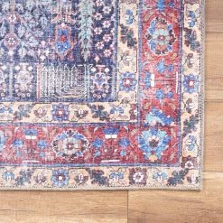 Top Square Tapis Puna - Polyester - Multicolore -Tapis Soldes Boutique 1000329913 220318 030 DETAILS P000000001000329913