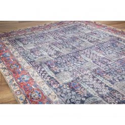 Top Square Tapis Puna - Polyester - Multicolore -Tapis Soldes Boutique 1000329913 220318 032 DETAILS P000000001000329913