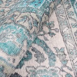 Top Square Tapis de couloir Marlai - Polyester - Vert -Tapis Soldes Boutique 1000329918 220307 060 DETAILS P000000001000329918