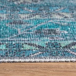 Top Square Tapis de couloir Marlai - Polyester - Vert -Tapis Soldes Boutique 1000329918 220307 070 DETAILS P000000001000329918